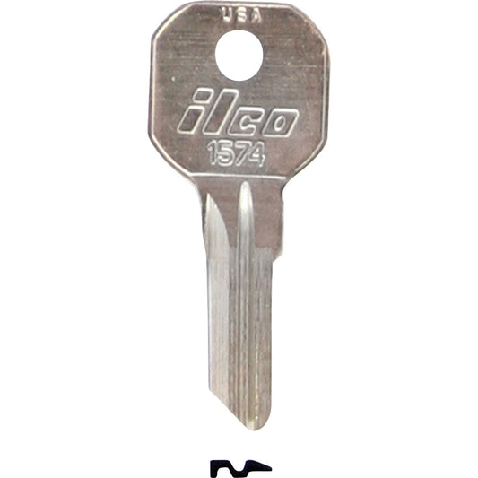 ILCO Hurd Nickel Plated Gas Cap Key, (10-Pack)