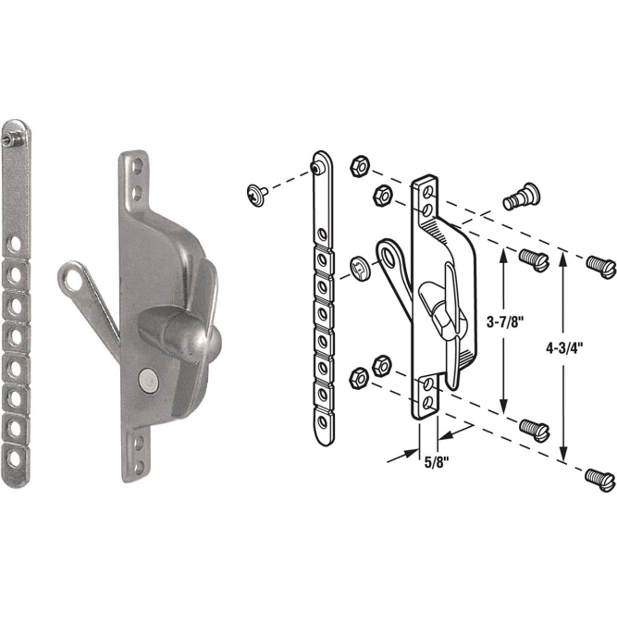 Prime-Line Universal Jalousie Casement Operator