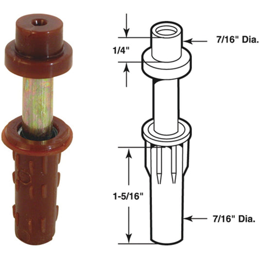 Prime-Line Bifold Door Top Mount Pivot & Guide (2 Count)