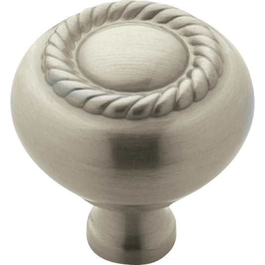 Amerock Everyday Heritage Satin Nickel 1-1/4 In. Cabinet Knob