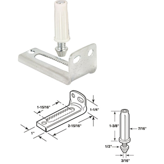 Prime-Line Bottom Pivot Bracket & Pin Kit