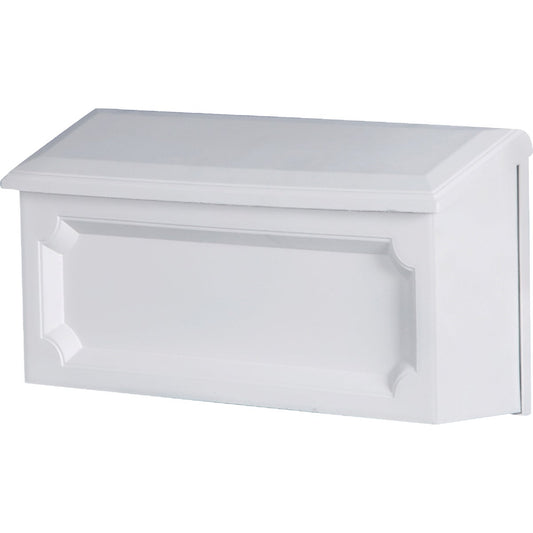 Gibraltar Windsor White Horizontal Wall Mount Mailbox