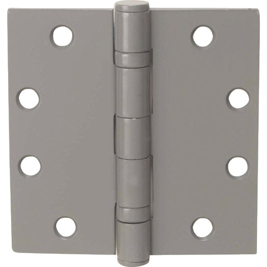 Tell Commercial 4-1/2 In. Square Prime Coat Ball Bearing Door Hinge (3-Pack)