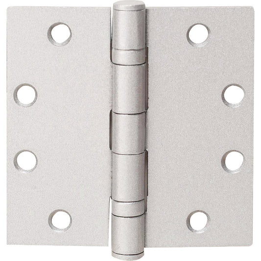 Tell Commercial 4-1/2 In. Square Satin Chrome Ball Bearing Door Hinge (3-Pack)