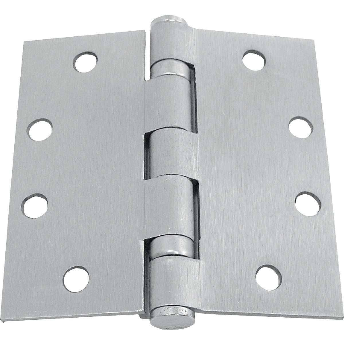 Tell Commercial Satin Chrome 4-1/2 In. Square Steel Ball Bearing NRP Door Hinge (3-Pack)