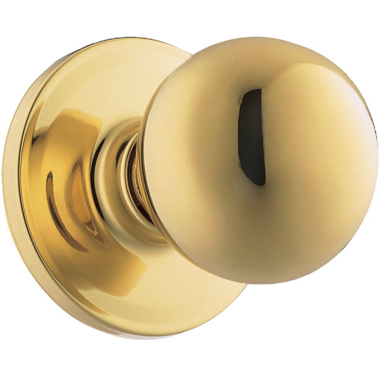 Weiser Polished Brass Yukon Dummy Door Knob