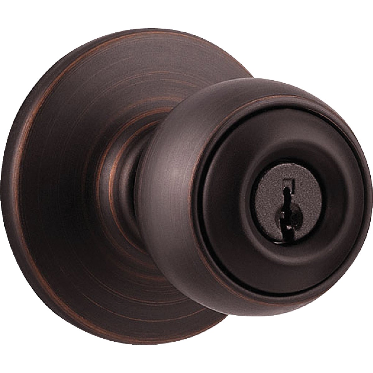 Weiser Elements Venetian Bronze Entry Door Knob with SmartKey