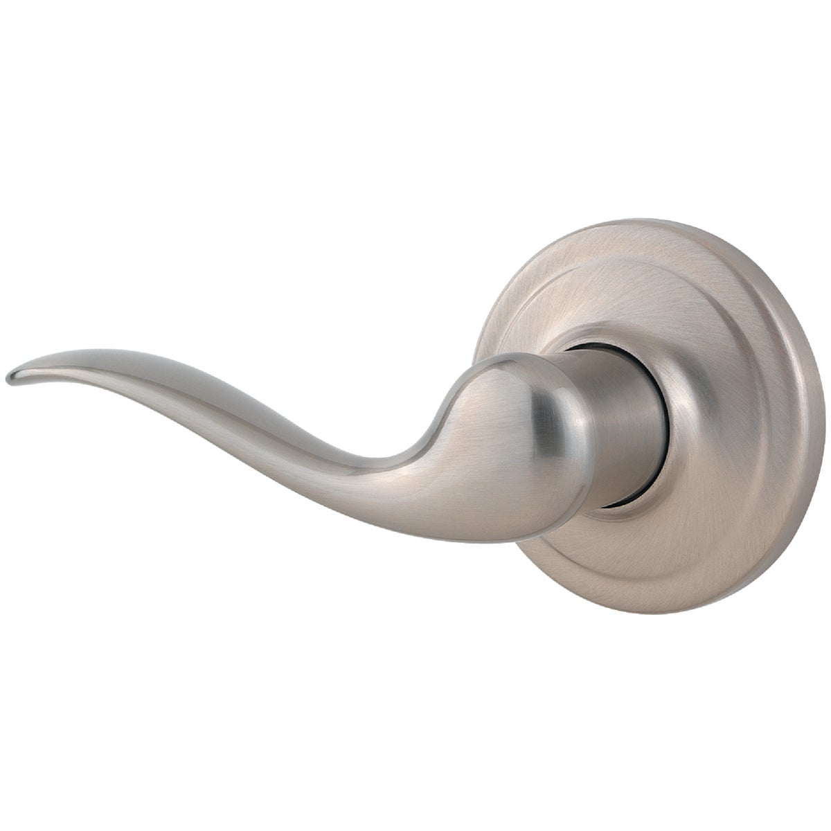 Weiser Satn Nickel Left-Hand Toluca Dummy Door Lever