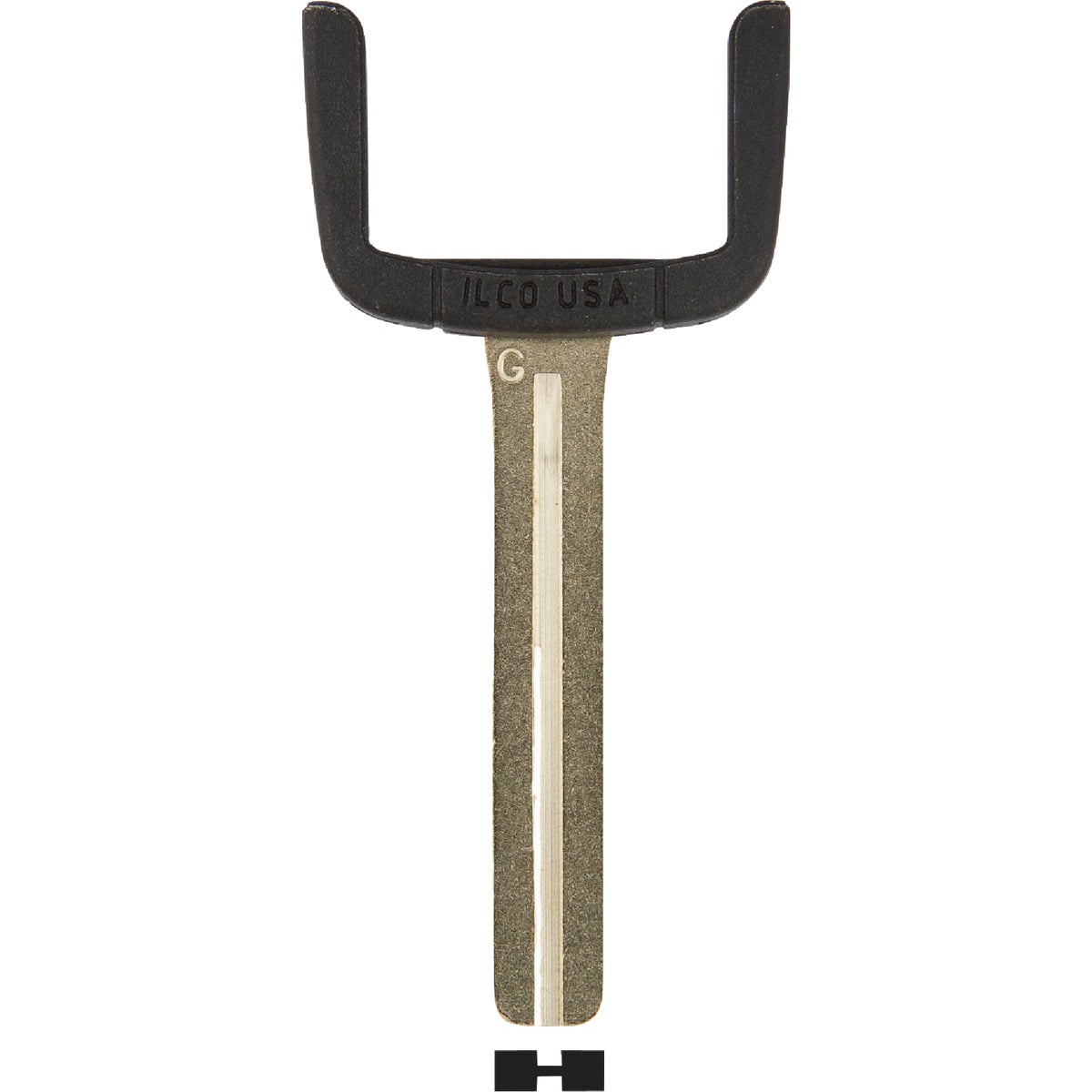 ILCO Toyota EZ Clone Nickel Plated Silver Sidewinder Chip Key Blade