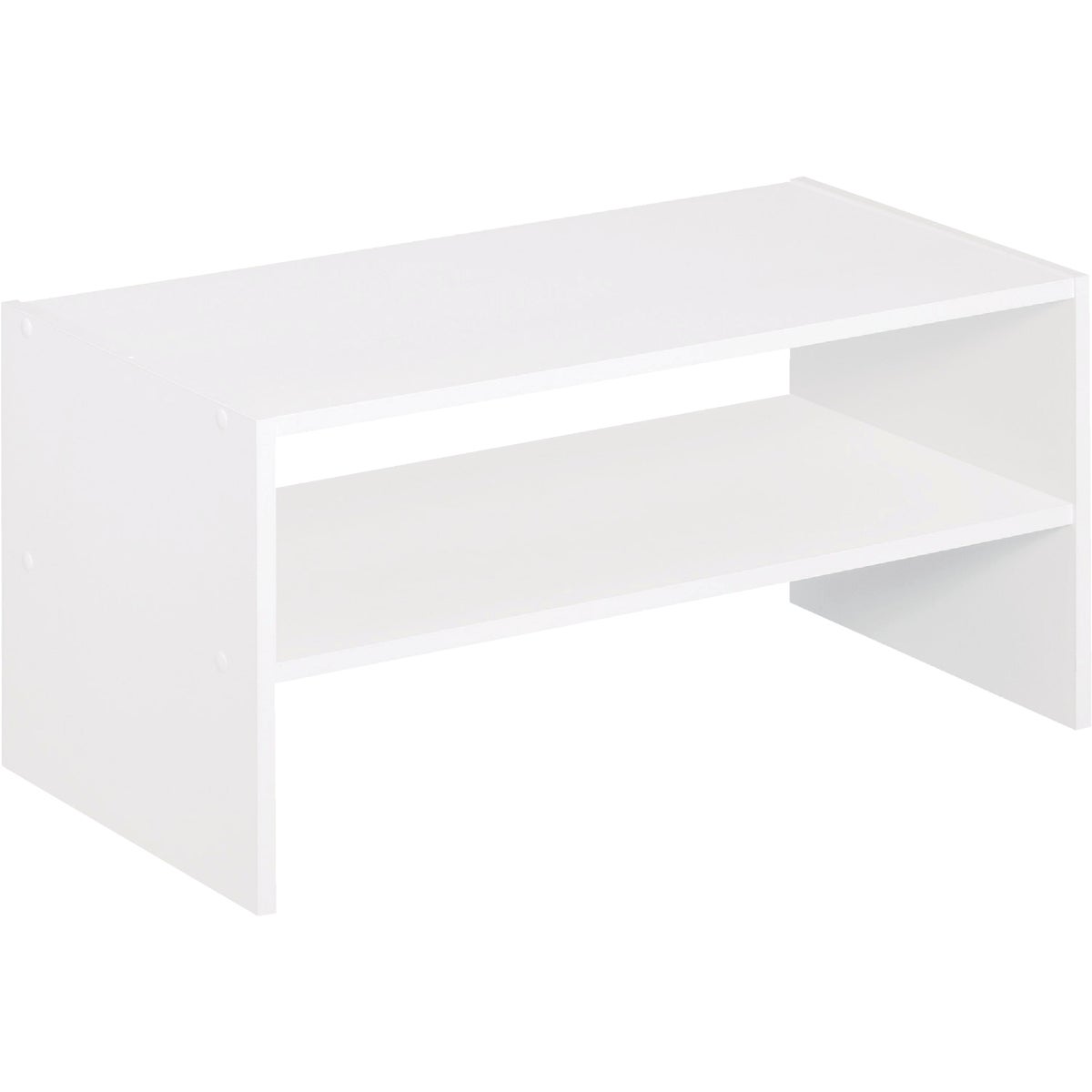 Storage Stacker White 24 In. Horizontal Organizer