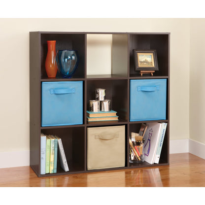 ClosetMaid Cubeicals Espresso 9-Cube Storage Stacker Organizer