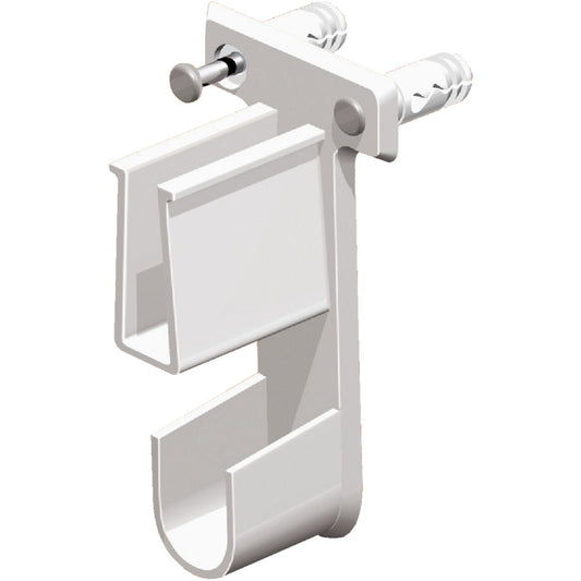 ClosetMaid SuperSlide White Resin Wire Shelf End Bracket