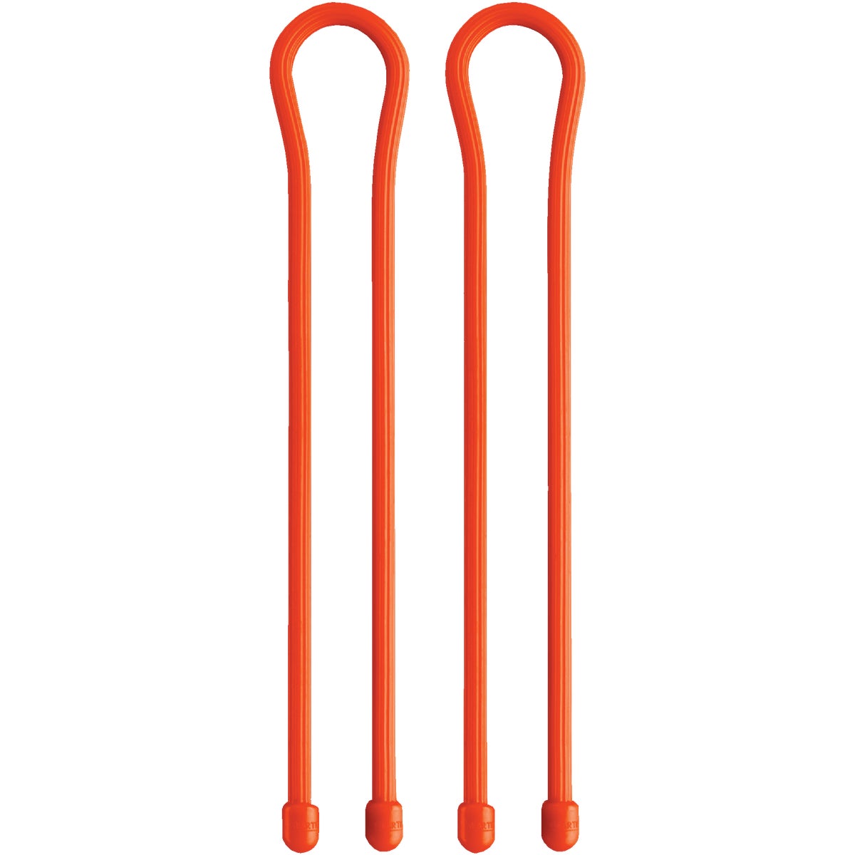 Nite Ize Gear Tie 18 In. Orange Reusable Rubber Twist Tie (2-Count)