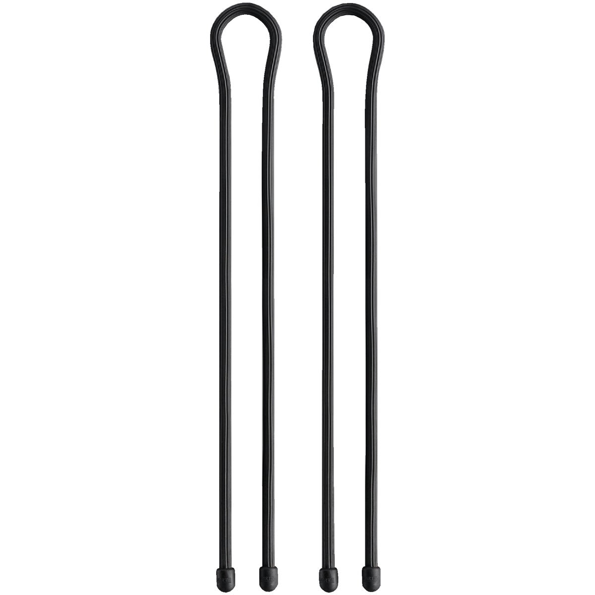 Nite Ize Gear Tie 24 In. Black Reusable Rubber Twist Tie (2-Count)