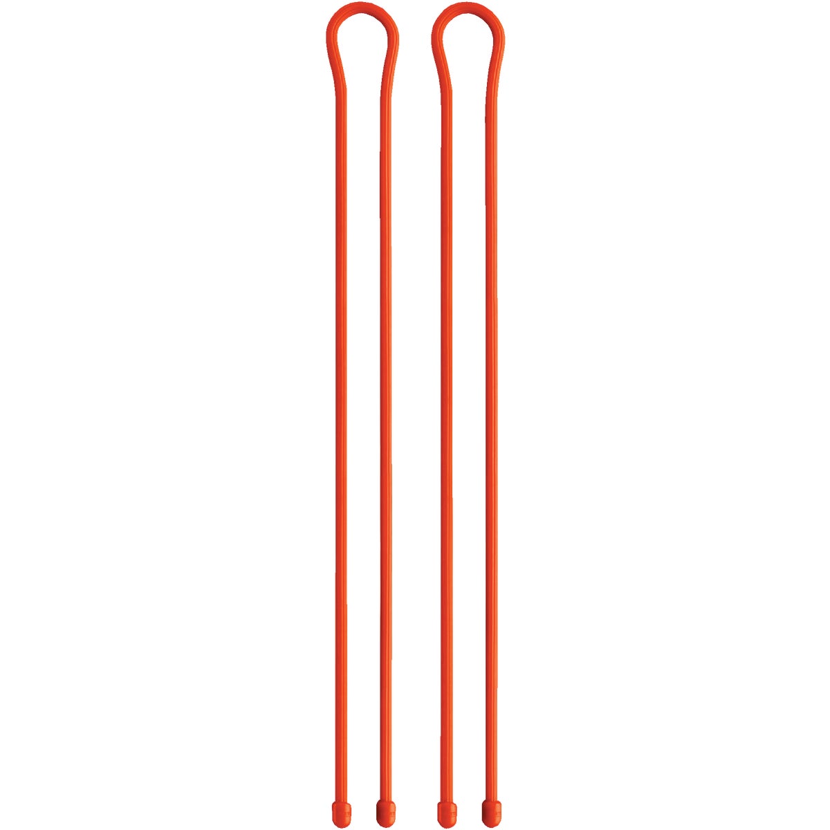 Nite Ize Gear Tie 32 In. Orange Reusable Rubber Twist Tie (2-Count)