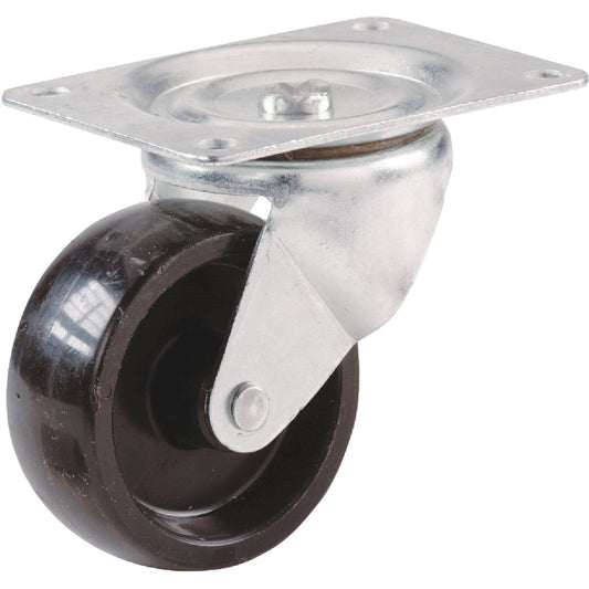 Shepherd 3 In. General-Duty Polypropylene Swivel Plate Caster