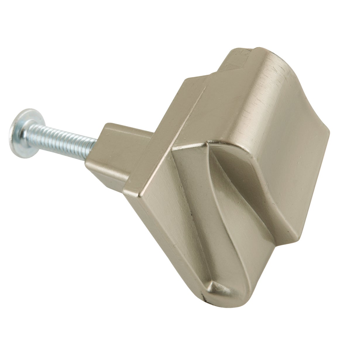 Laurey Satin Nickel Square knob Diva 1-3/8 In. Cabinet Knob