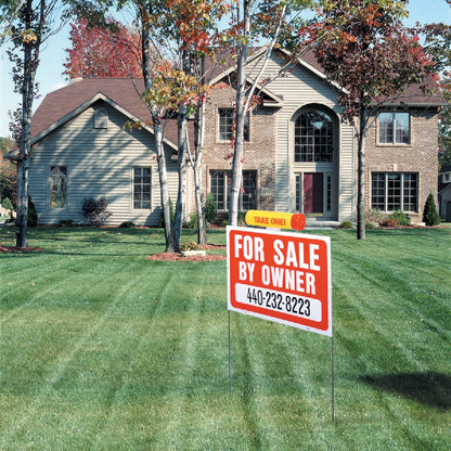 Hy-Ko Plastic with Metal Frame Sign, For Sale By Owner