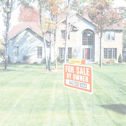 Hy-Ko Plastic with Metal Frame Sign, For Sale By Owner