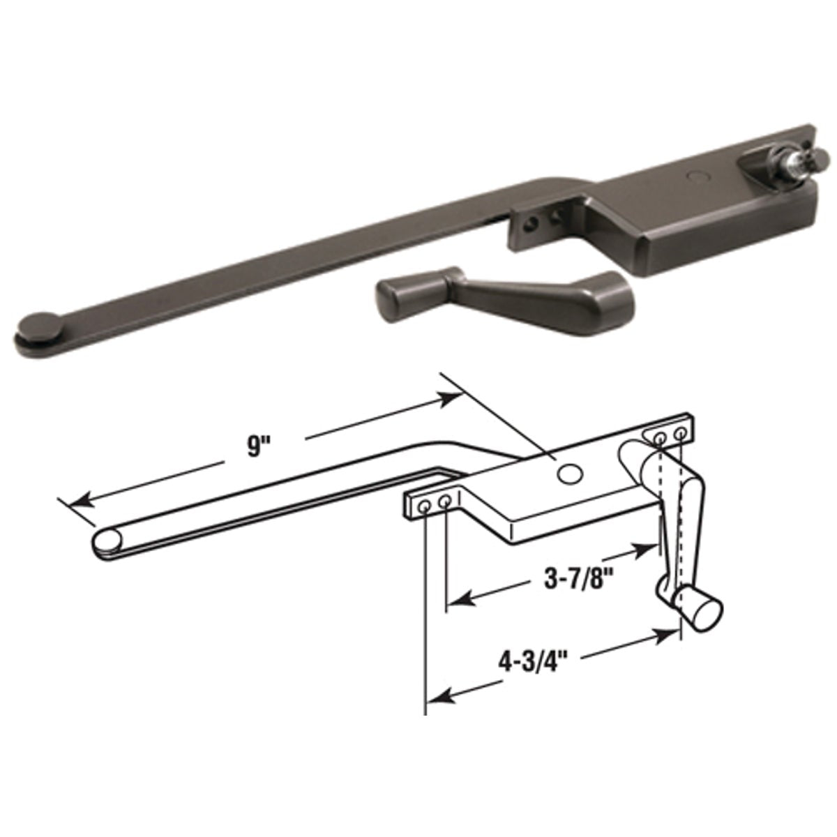 Prime-Line Right Hand Bronze Casement Operator