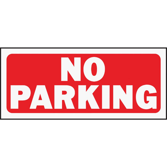 Hy-Ko Plastic Sign, No Parking