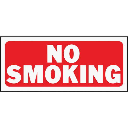Hy-Ko Plastic Sign, No Smoking