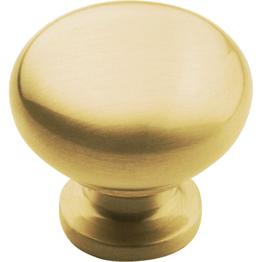 Amerock Allison Polished Brass Round 1-5/16 In. Cabinet Knob