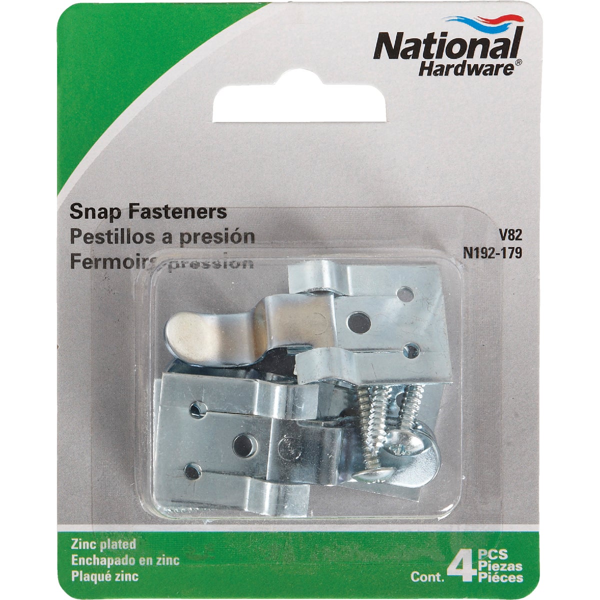 National Steel Snap Fasteners (4-Pack)