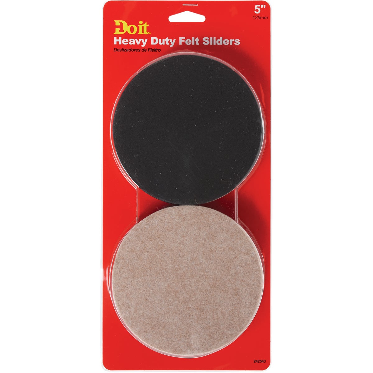 Do it 5 In. Heavy-Duty Round Mover's Pads,(4-Pack)
