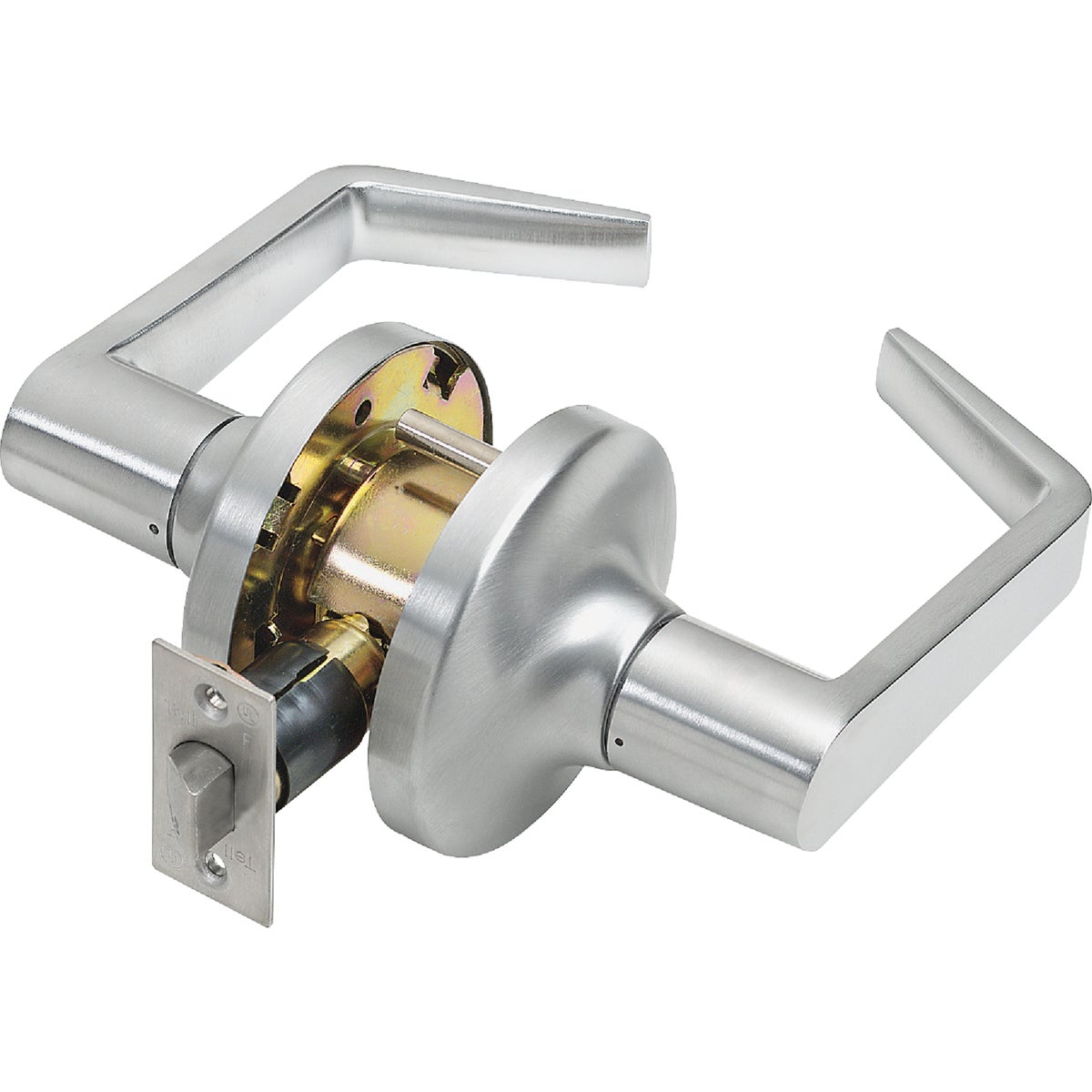 Tell Satin Chrome Passage Door Lever