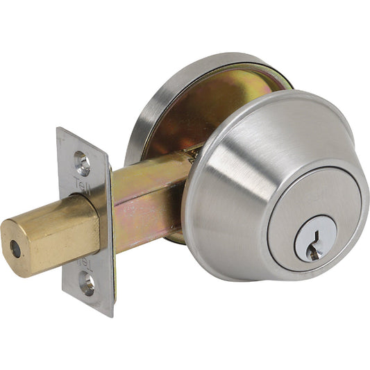 Tell Commercial Stainless Steel Single Cylinder Deadbolt