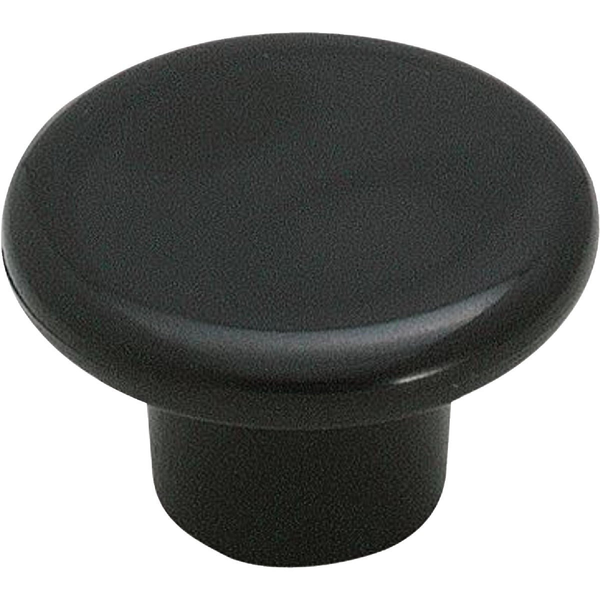 Amerock Everyday Heritage Black Plastic 1-1/4 In. Cabinet Knob