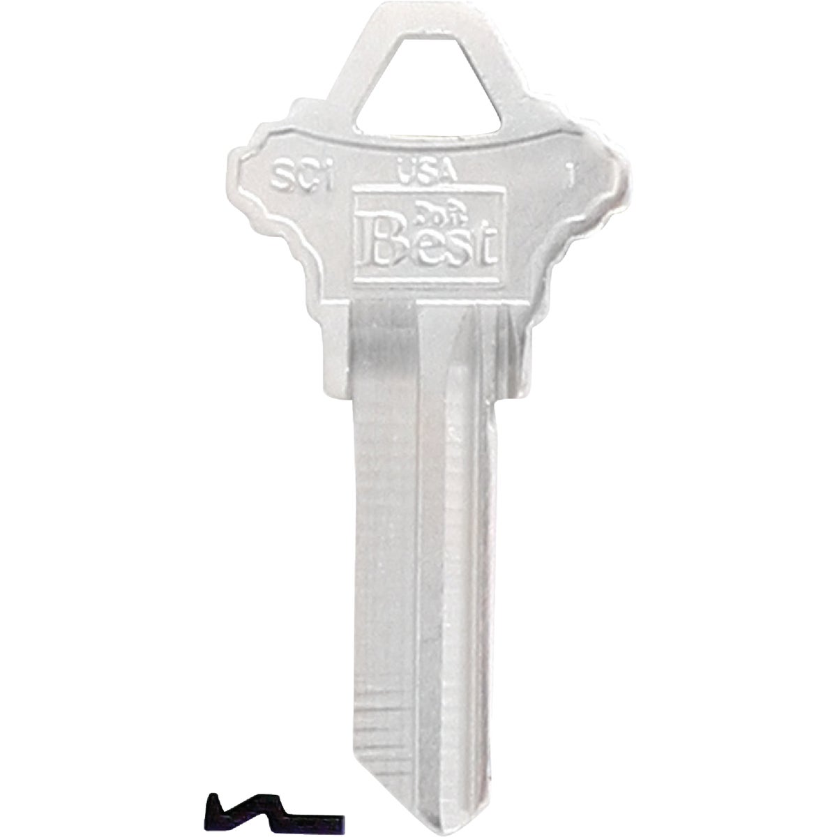 Do it Best Schlage Nickel Plated House Key, SC1 (250-Pack)