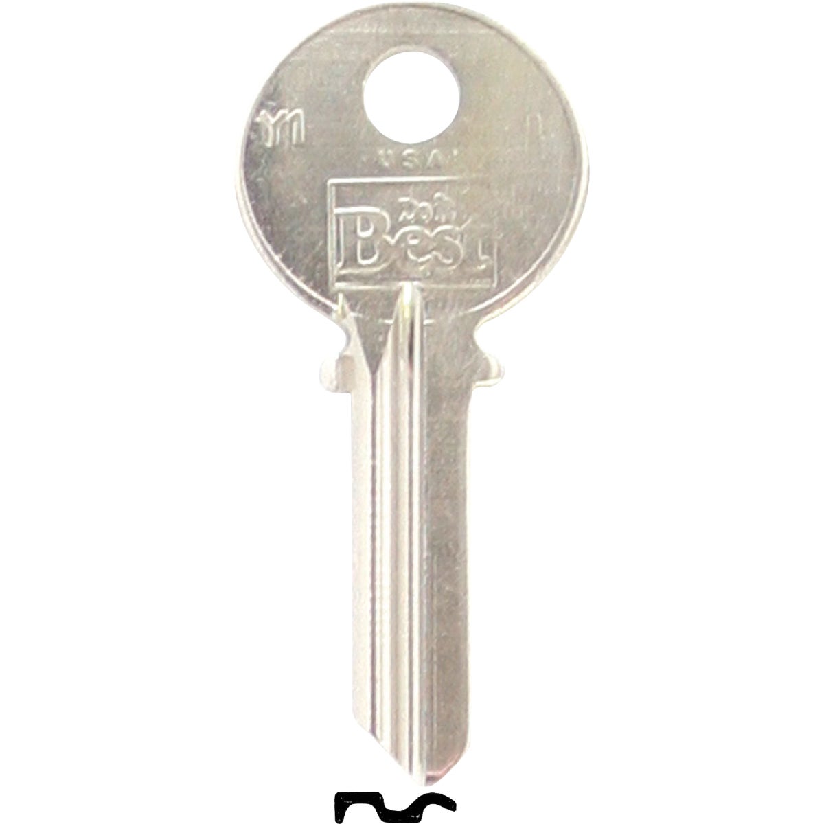 Do it Best Yale Nickel Plated House Key, Y1 (250-Pack)