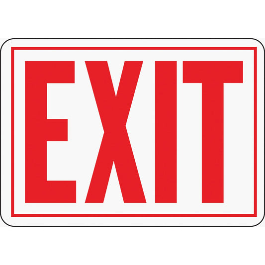 Hy-Ko Aluminum Sign, Exit