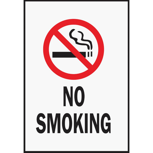 Hy-Ko Vinyl Sign, No Smoking