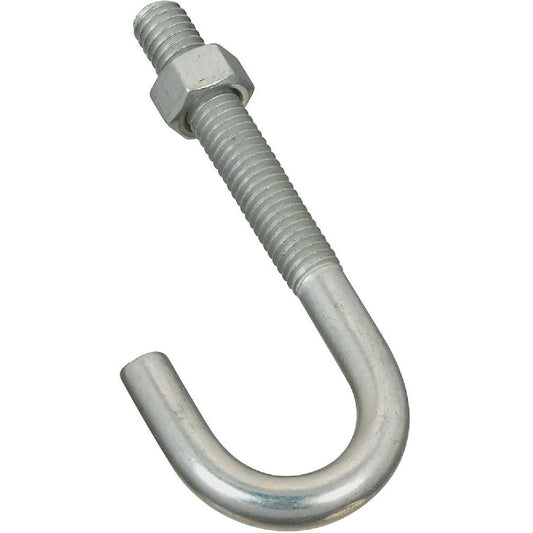 National 3/8 In. x 3-3/4 In. Zinc J Bolt