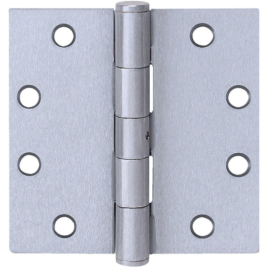 Tell Commercial Stainless Steel 3.5 In. Square Plain Bearing Hinge with Removable Pin