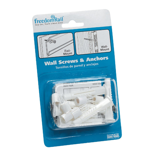 FreedomRail Wall Screw & Anchor (12 Count)