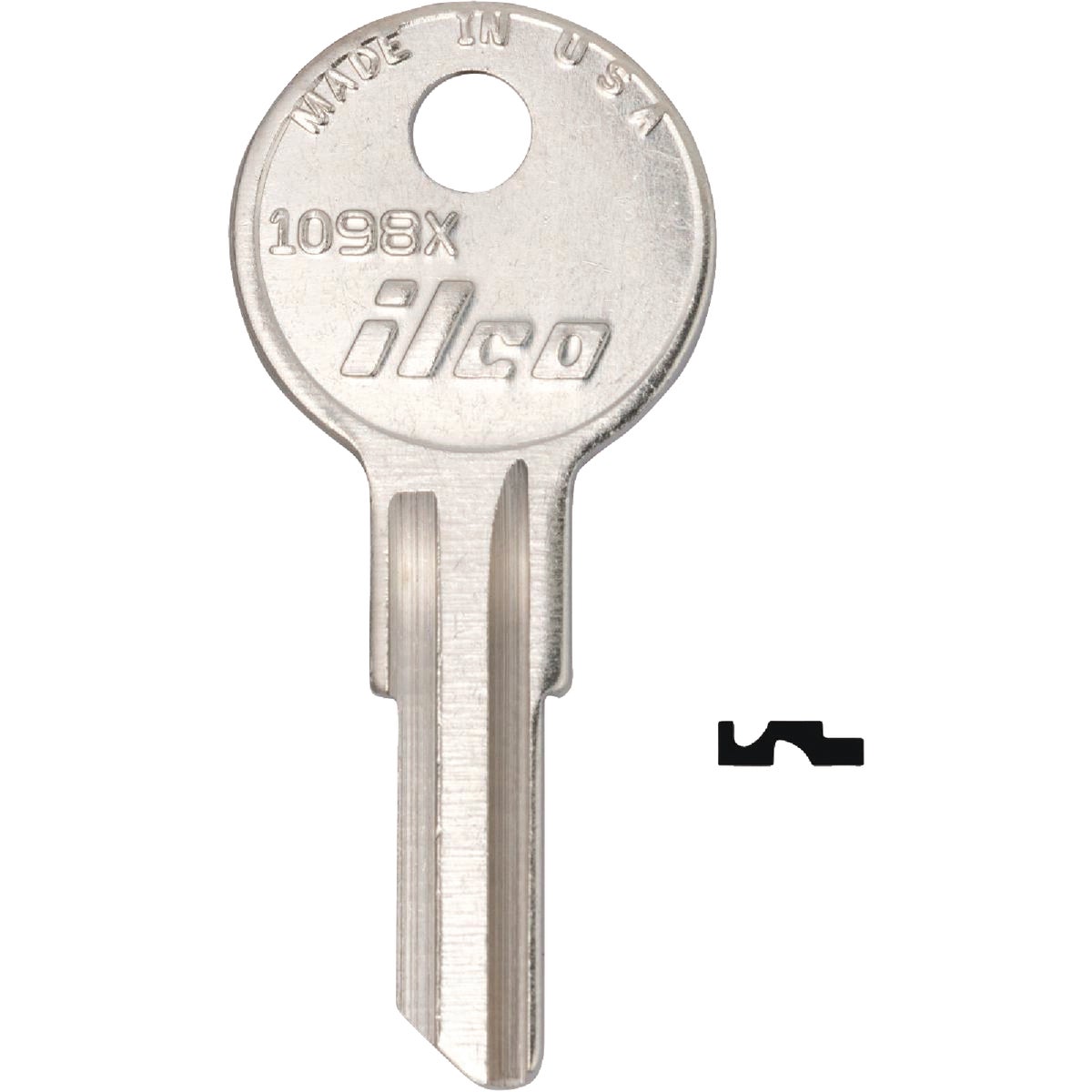 ILCO 1098X Briggs & Stratton Key Blank (10-Pack)