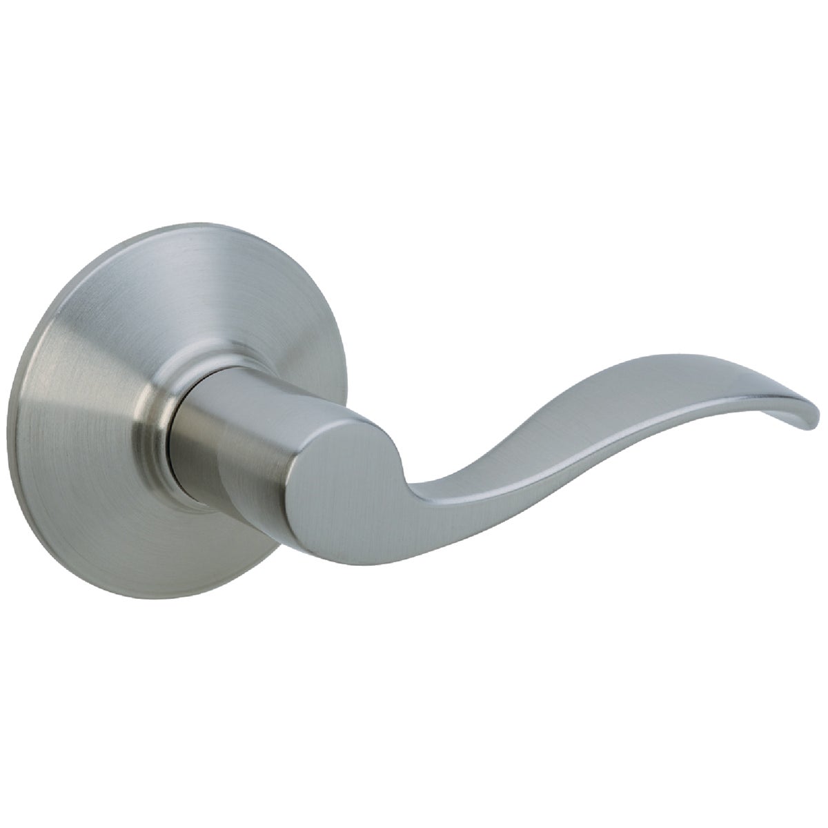 Schlage Satin Nickel Right-Hand Accent Dummy Door Lever