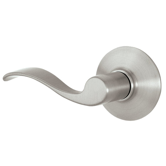 Schlage Satin Nickel Left-Hand Accent Dummy Door Lever