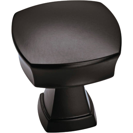 Amerock Allison Value Matte Black 1-1/4 In. Cabinet Knob