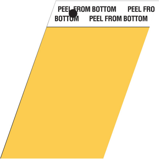 Hy-Ko 1-1/2 In. Aluminum Adhesive Symbol, Blank