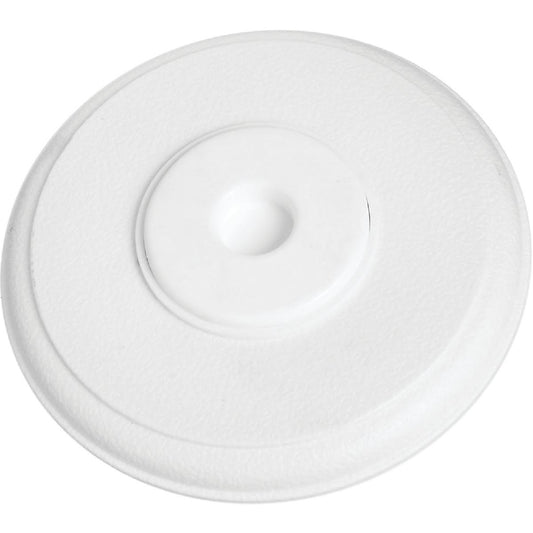 National 336 5 In. White Softstop Cover-Up Wall Door Stop