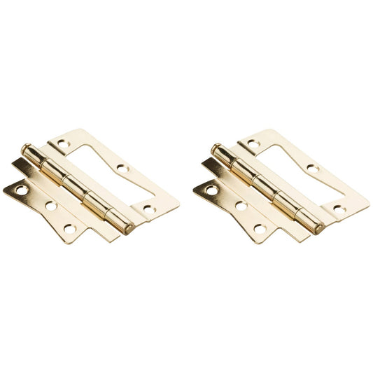 National 4 In. x 4 In. Non-Mortise Hinge (2 Count)