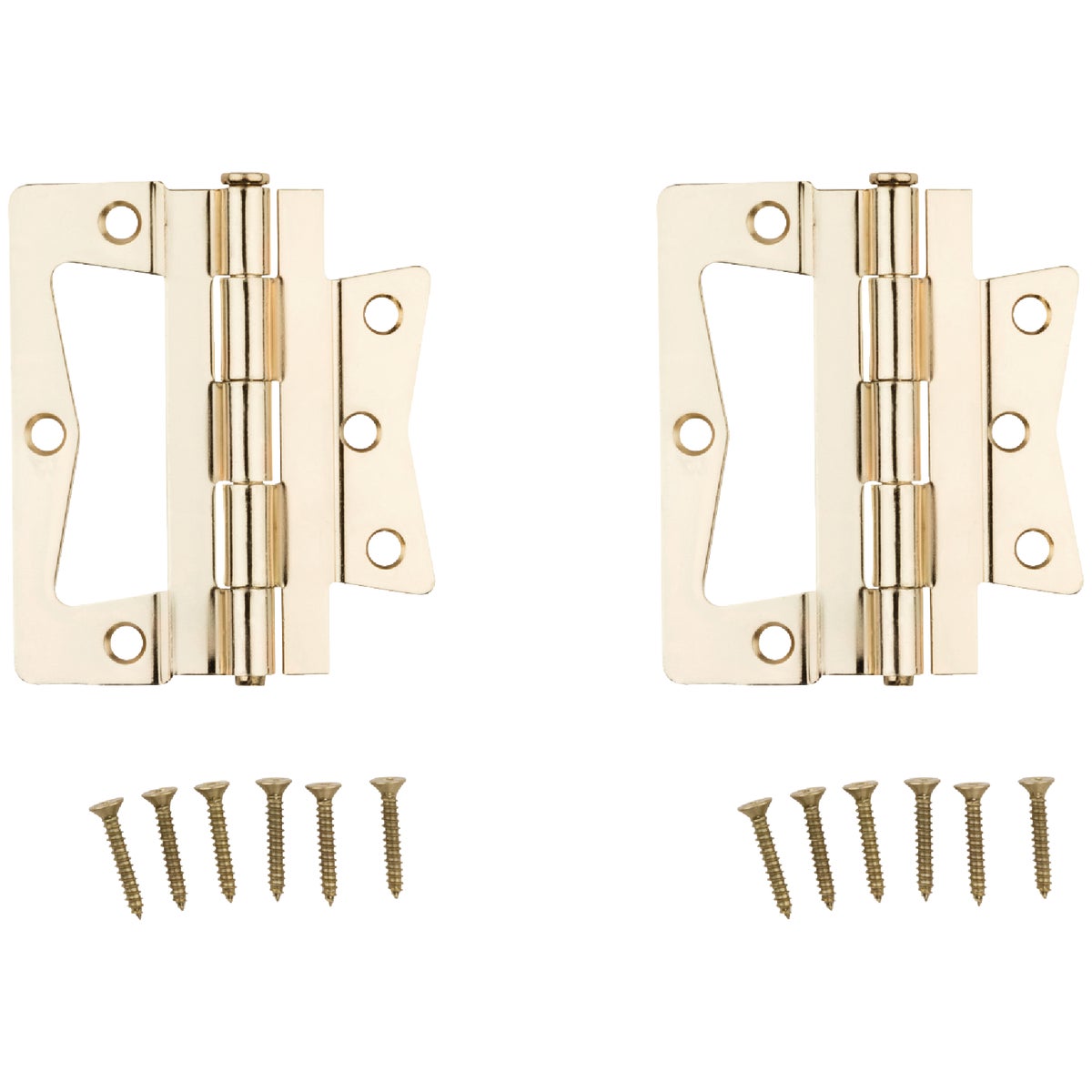 National 4 In. x 4 In. Non-Mortise Hinge (2 Count)