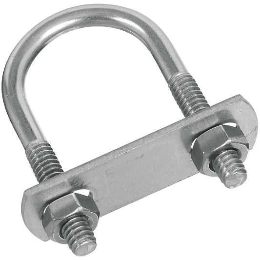 National 1/4 In. x 1-1/8 In. x 2-1/4 In. Stainless Steel Round U Bolt