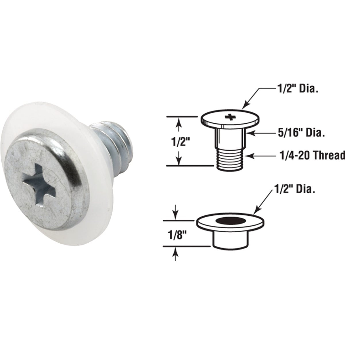 Slide-Co Awning Link Repair Bolt And Bushing (4 Sets)