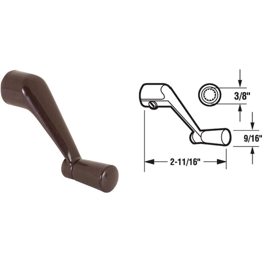 Prime-Line 3/8 In. Bronze Die-Cast Casement Window Crank Handle